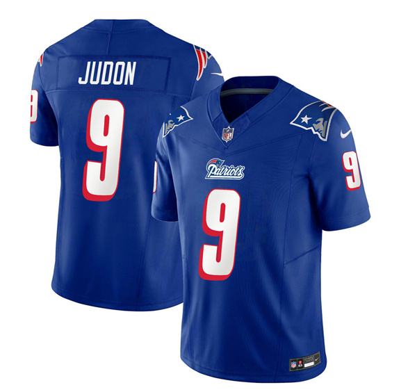 New England Patriots #9 Matthew Judon Blue 2023 F.U.S.E. Vapor Limited Stitched Jersey - Zenithce
