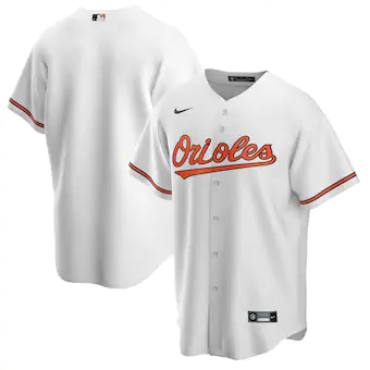 Baltimore Orioles Blank White Cool Base Stitched Jersey - Zenithce