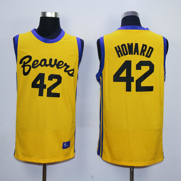 Teen Wolf Beavers 42 Goward Gold Jersey - Zenithce