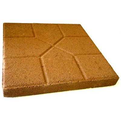 Lowe’s 16-in L x 16-in W x 2-in H Square Ashland Concrete Patio Stone in Brown | 205254 - Zenithce