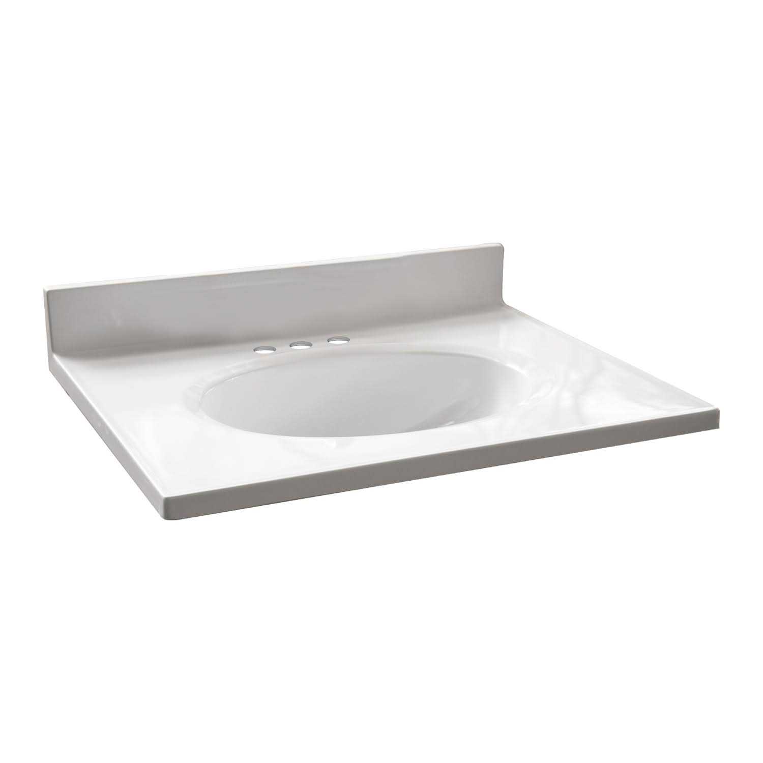 Design House Cultured Marble Vanity Top 37×19 - Zenithce