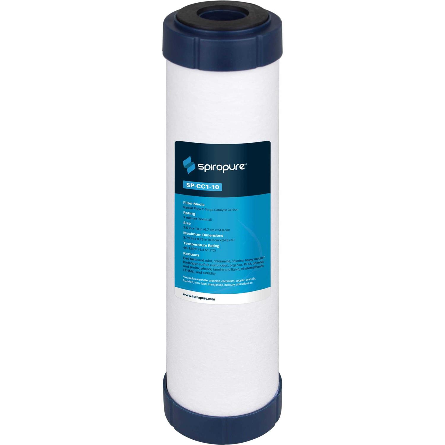SpiroPure 20×2.5 inch Melt Blown Polypropylene Water Filter - Zenithce