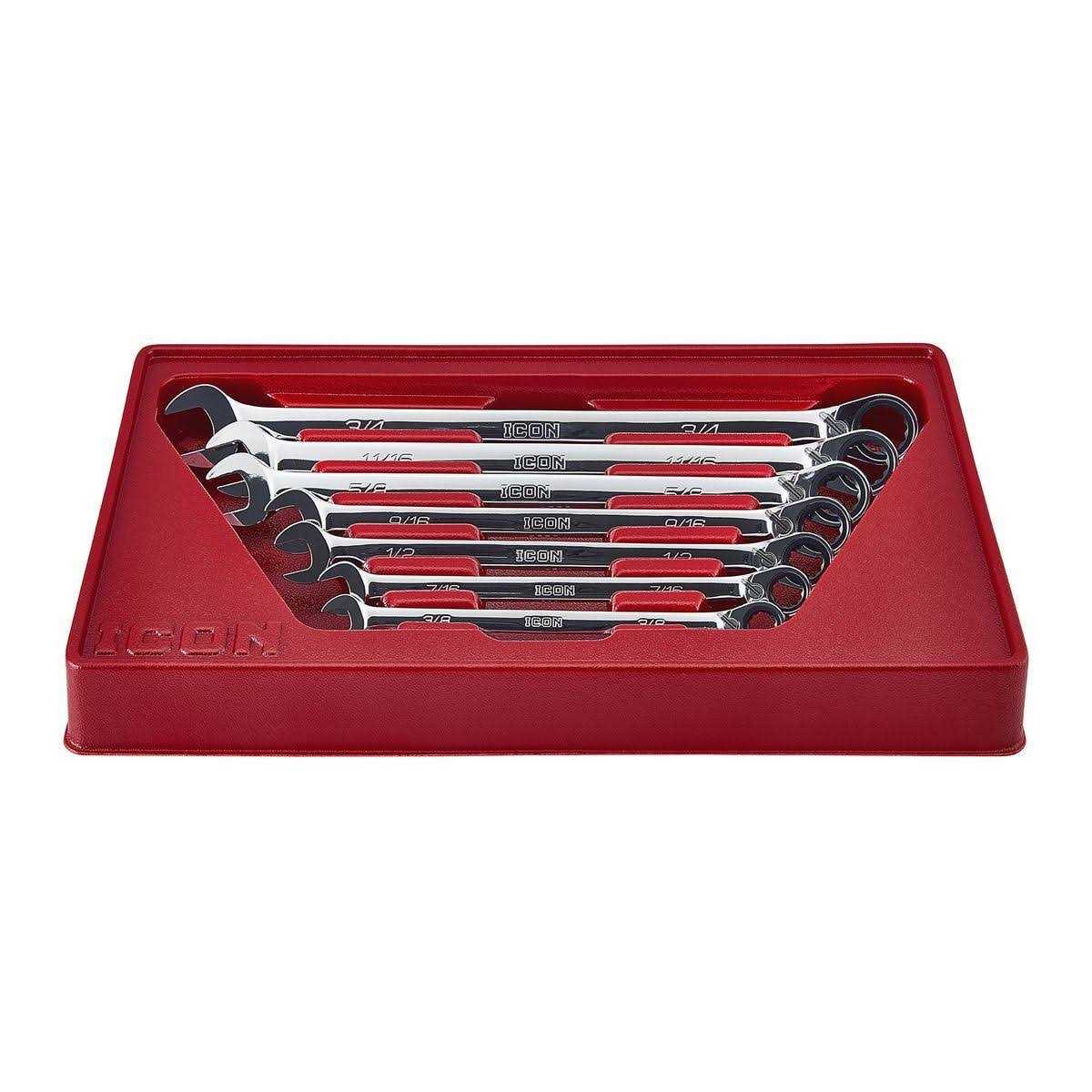 Icon Professional Ratcheting Combination Wrench Set - Zenithce