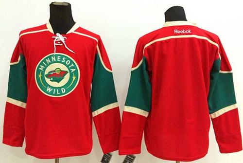 Wild Blank Stitched Red Jersey - Zenithce