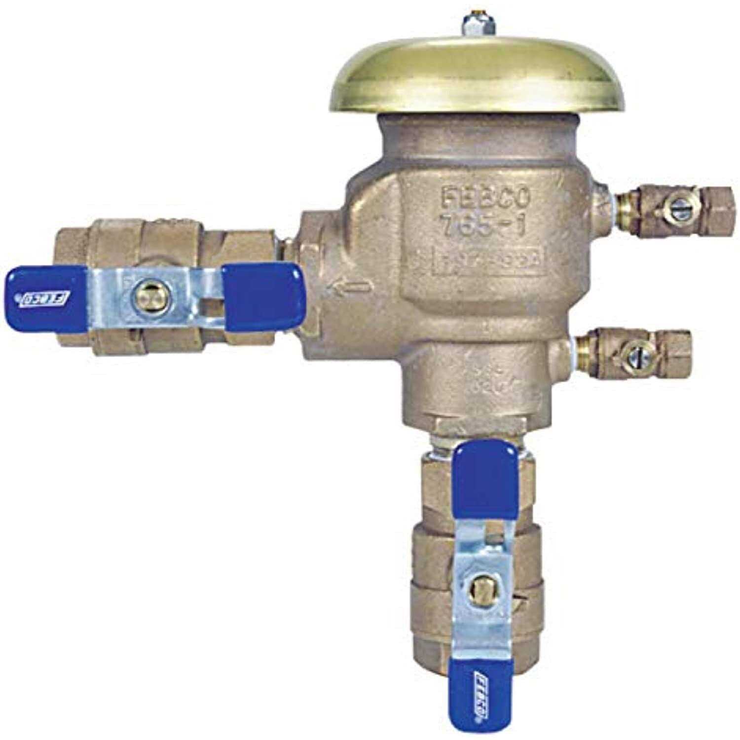 Febco 0124835 1/8 Mnpt x 1/4 Male SAE Full Port Test Cock - Zenithce
