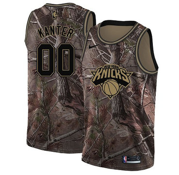 Knicks #00 Enes Kanter Camo Swingman Realtree Collection Jersey - Zenithce