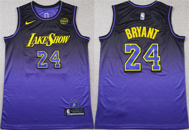 Los Angeles Lakers #24 Kobe Bryant Purple 2024 Stitched Jersey - Zenithce