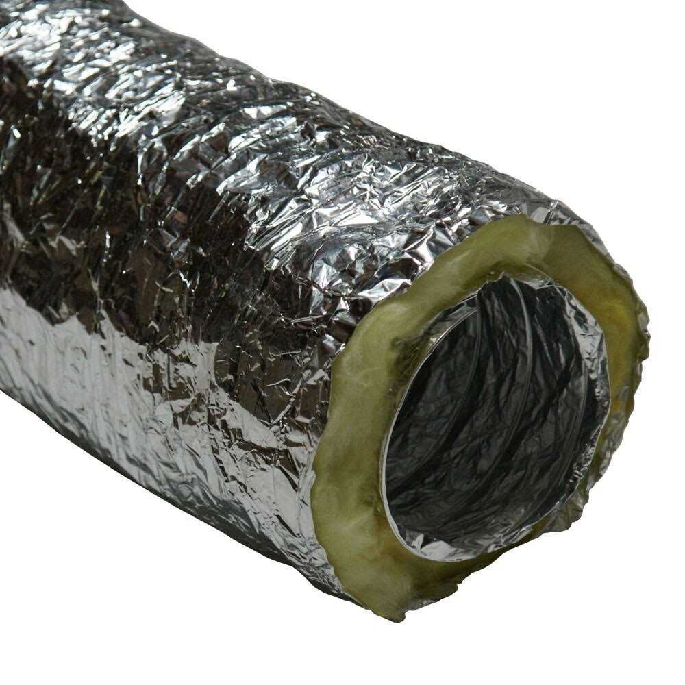 Rubber-Cal HVAC Insulated-Flex Ducting Ventilation Duct Hose - Zenithce