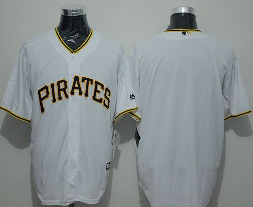 Pirates Blank White New Cool Base Stitched Jersey - Zenithce