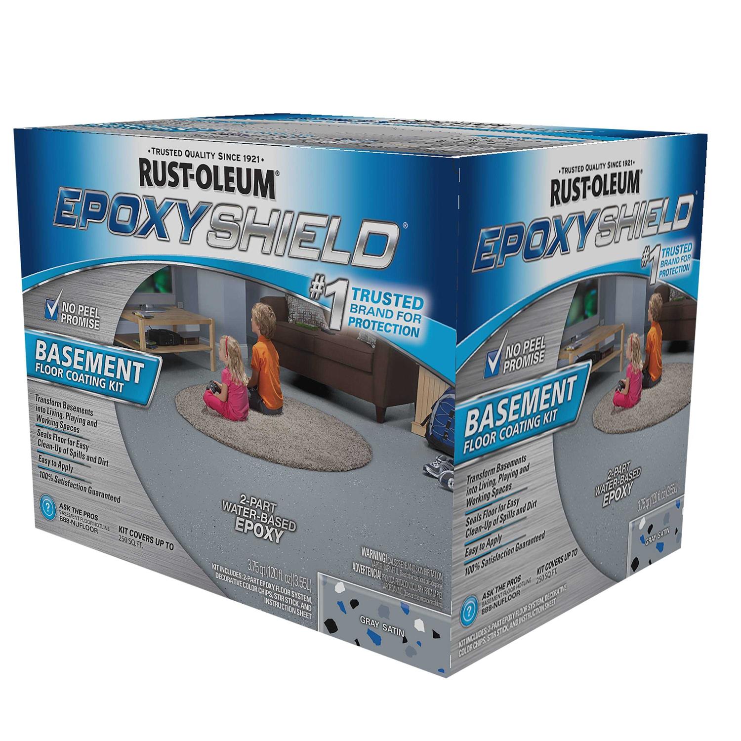 Rust-Oleum EpoxyShield 2-part Tan Gloss Concrete and Garage Floor Paint Kit (Kit) | 317239 - Zenithce