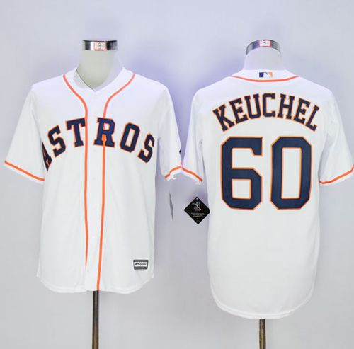 Astros #60 Dallas Keuchel New White Cool Base Stitched Jersey - Zenithce