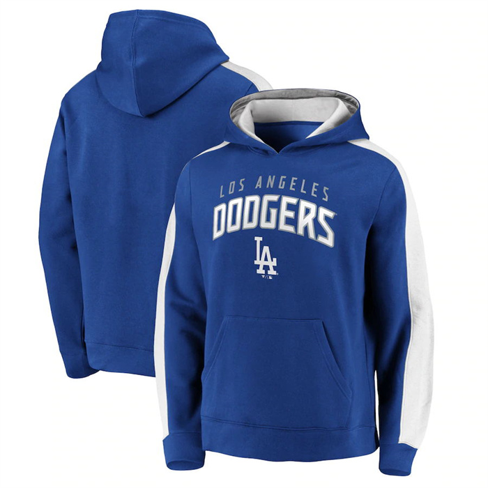 Los Angeles Dodgers Royal Game Time Arch Pullover Hoodie - Zenithce
