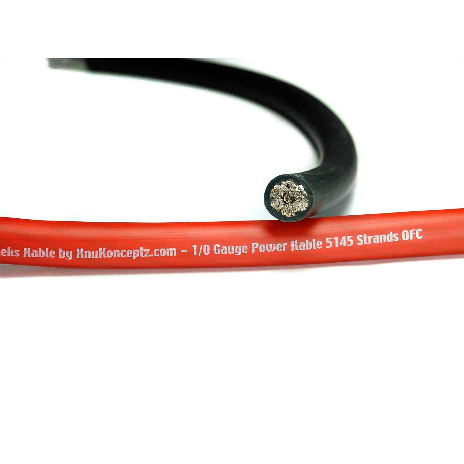 Knukonceptz Kolossus Flex Kable Gauge OFC Power Wire /Ground Cable - Zenithce