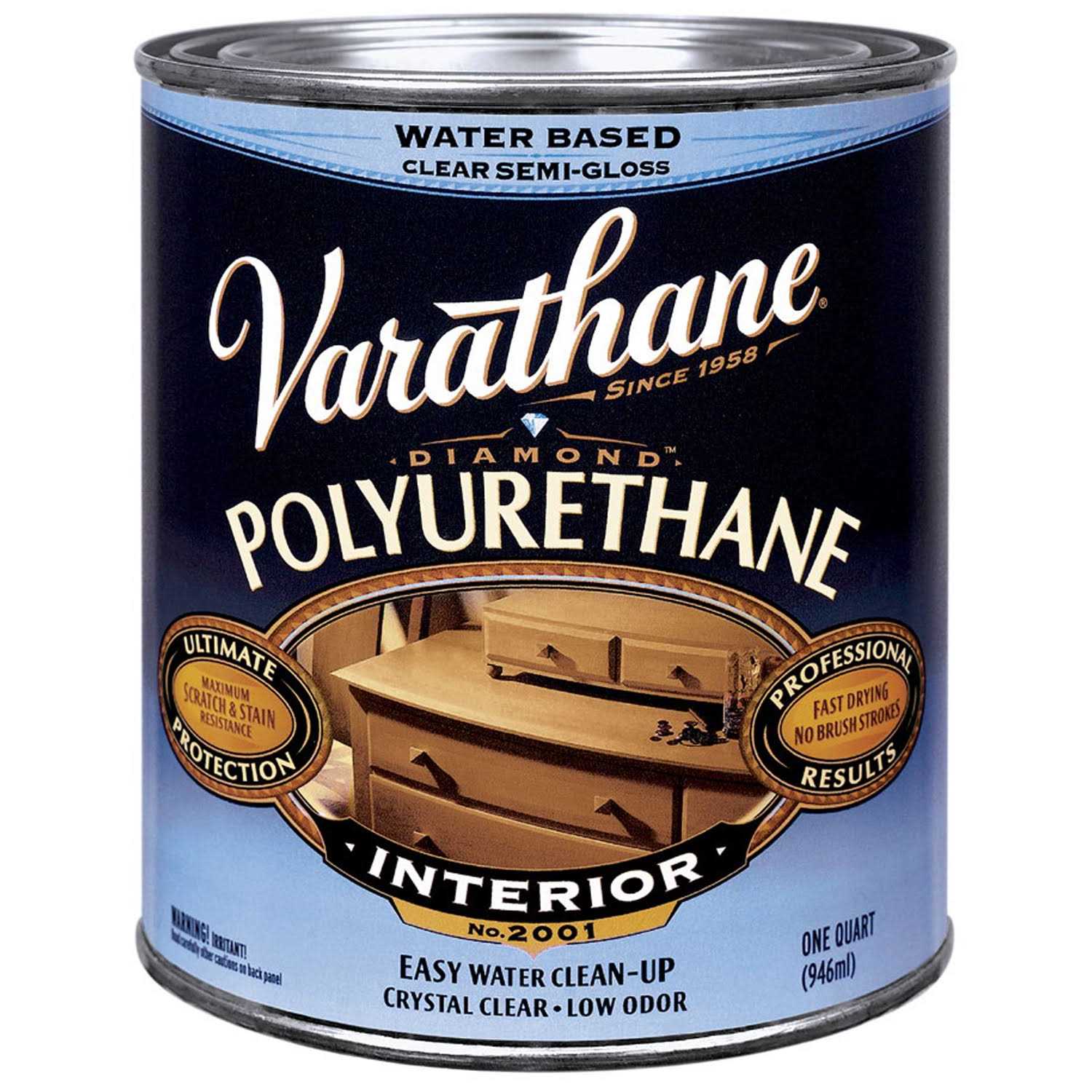 Varathane 200161H Polyurethane Semi-Gloss - Zenithce