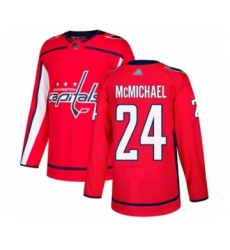 Washington Capitals #24 Connor McMichael Authentic Red Home Jersey - Zenithce
