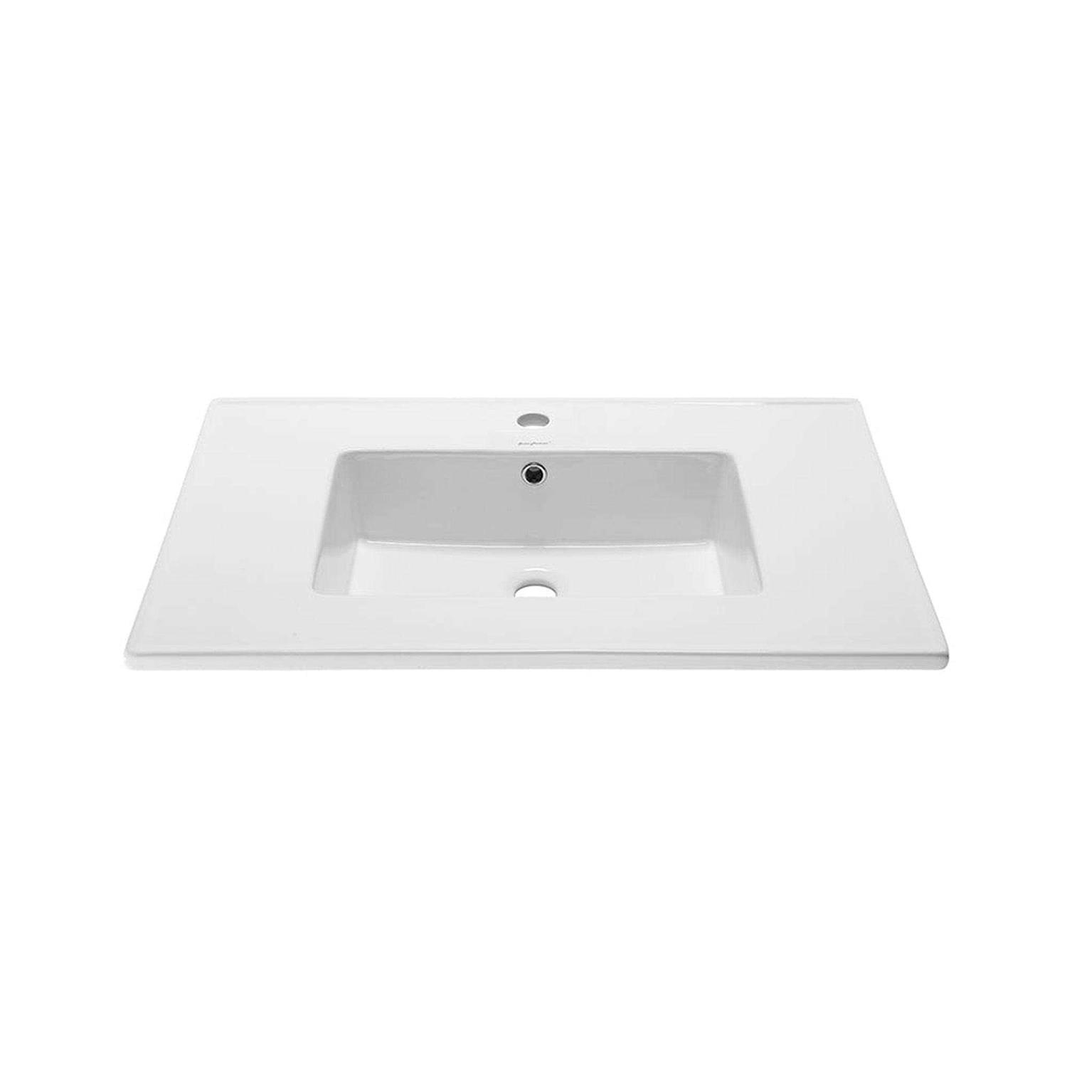 Swiss Madison Voltaire 25 Vanity Top Sink with Single Faucet Hole - Zenithce