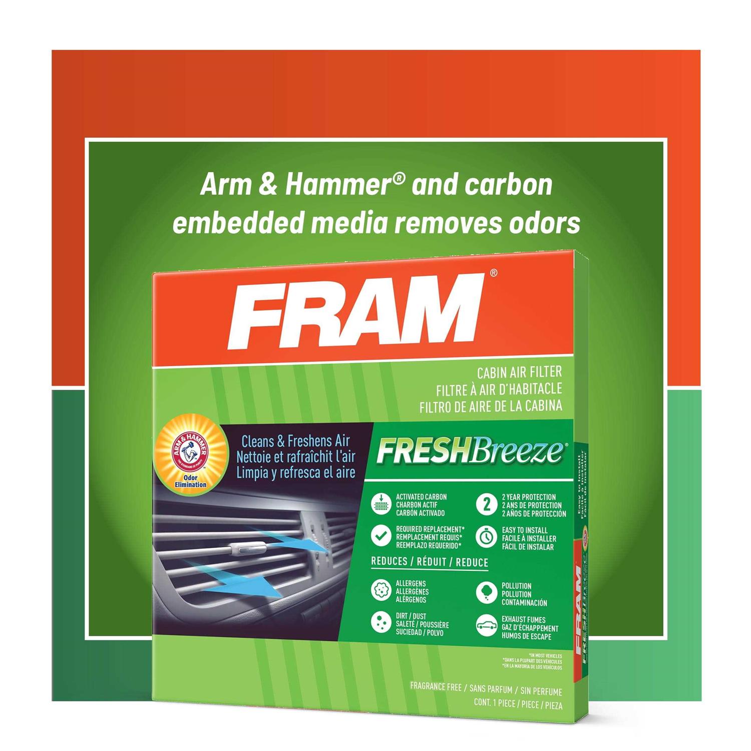 Fram CF8791A Fresh Breeze Cabin Air Filter - Zenithce