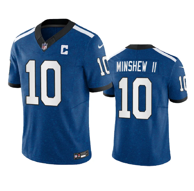 Indianapolis Colts #10 Gardner Minshew Royal 2023 F.U.S.E. Indiana Nights Limited Stitched Jersey - Zenithce