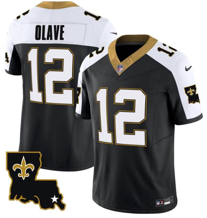 New Orleans Saints #12 Chris Olave Black 2023 F.U.S.E. 1987 Legacy Vapor Stitched Jersey - Zenithce