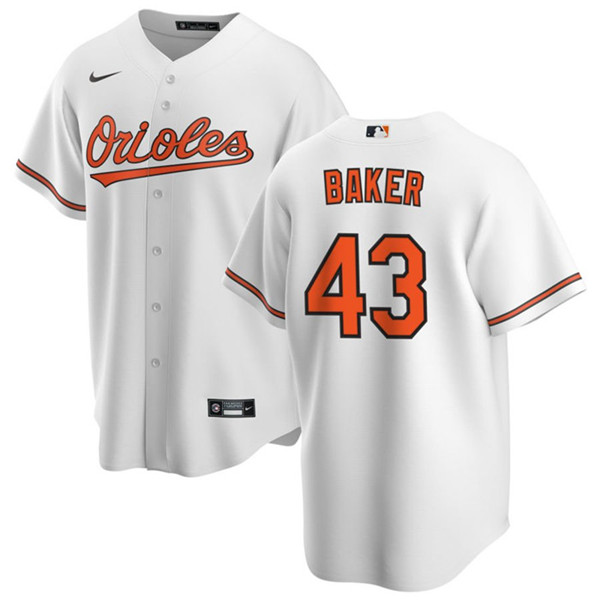 Baltimore Orioles #43 Bryan Baker White Cool Base Stitched Jersey - Zenithce