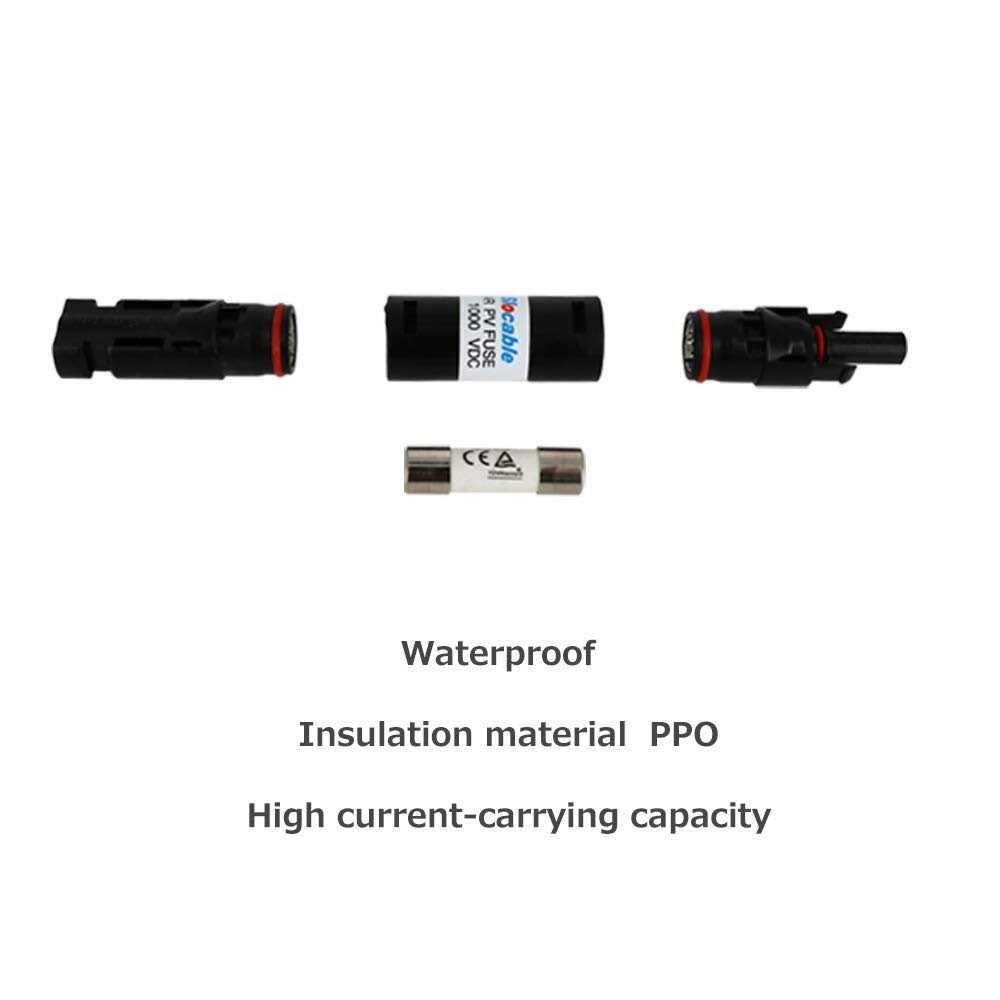 Renogy Solar In-Line Fuse Holder Waterproof w/ Fuse - Zenithce
