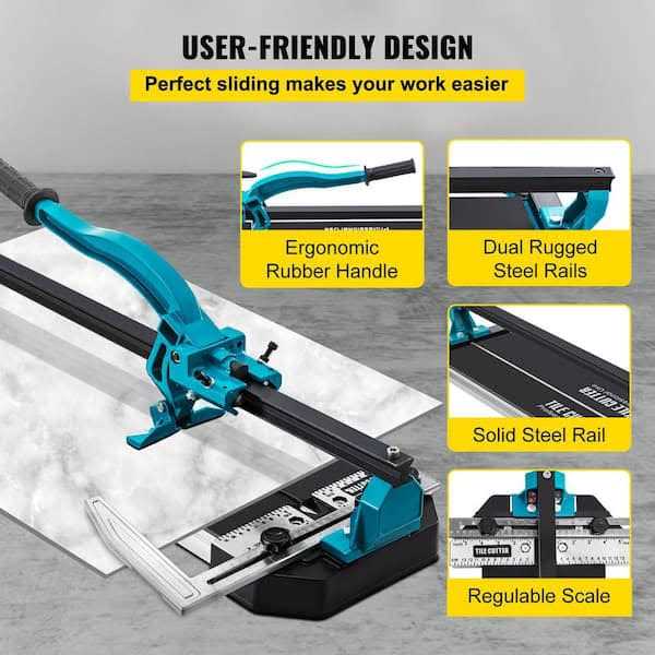 VEVOR Tile Cutter Manual Tile Cutter Single Rail Tile - Zenithce