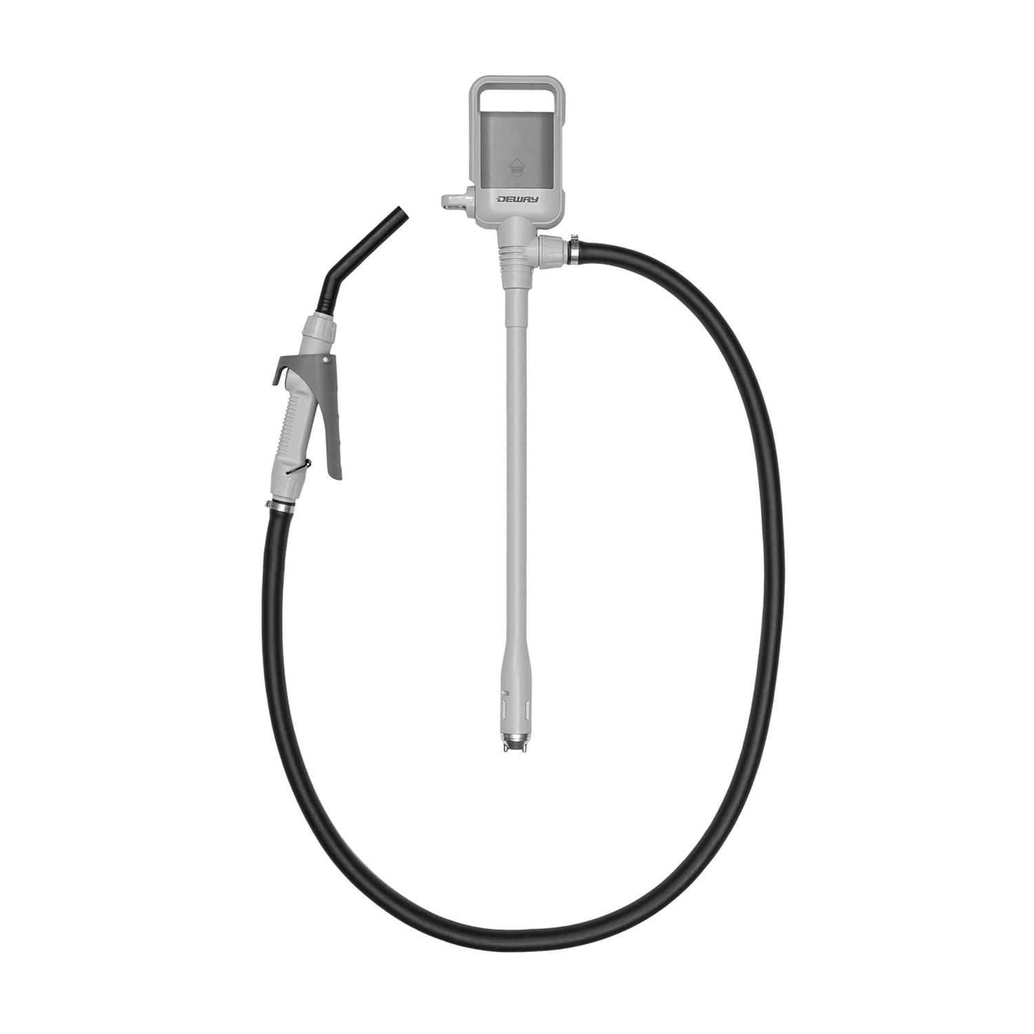 Deway Automatic Fuel Transfer Pump with Nozzle for Quick Flow Control & Stop - Zenithce