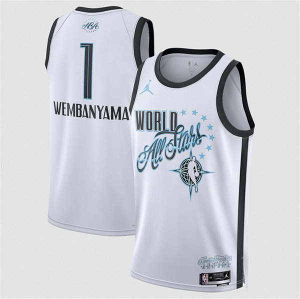2026 All-Star #1 Victor Wembanyama White Stitched Jersey - Zenithce