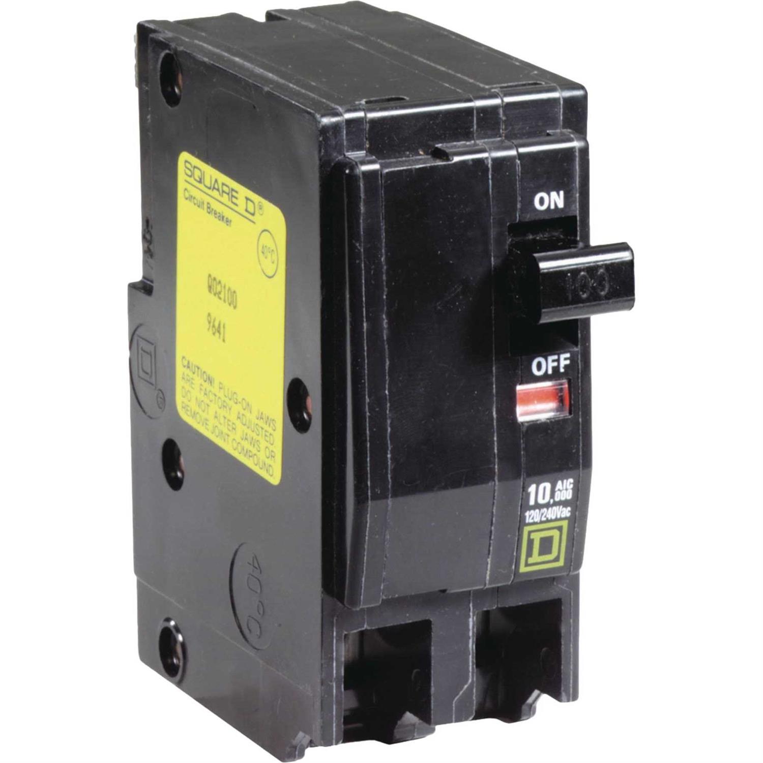 Square D QO 90 Amp 2-Pole Circuit Breaker QO290CP - Zenithce