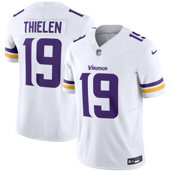 Minnesota Vikings #19 Adam Thielen White 2025 F.U.S.E. Vapor Untouchable Limited Football Stitched Jersey - Zenithce