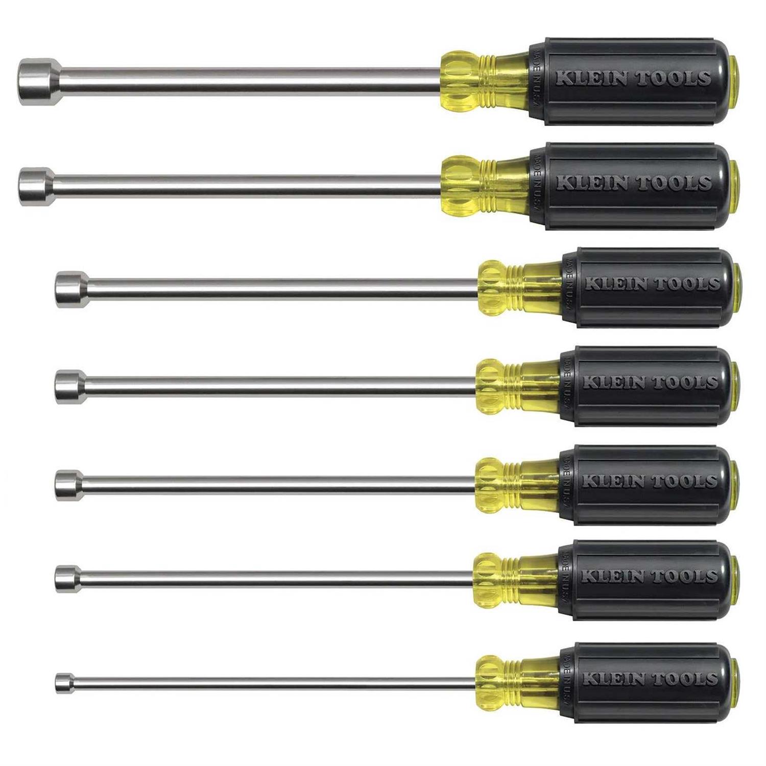 Klein 7-Piece 6 Nut Driver Set 647 - Zenithce