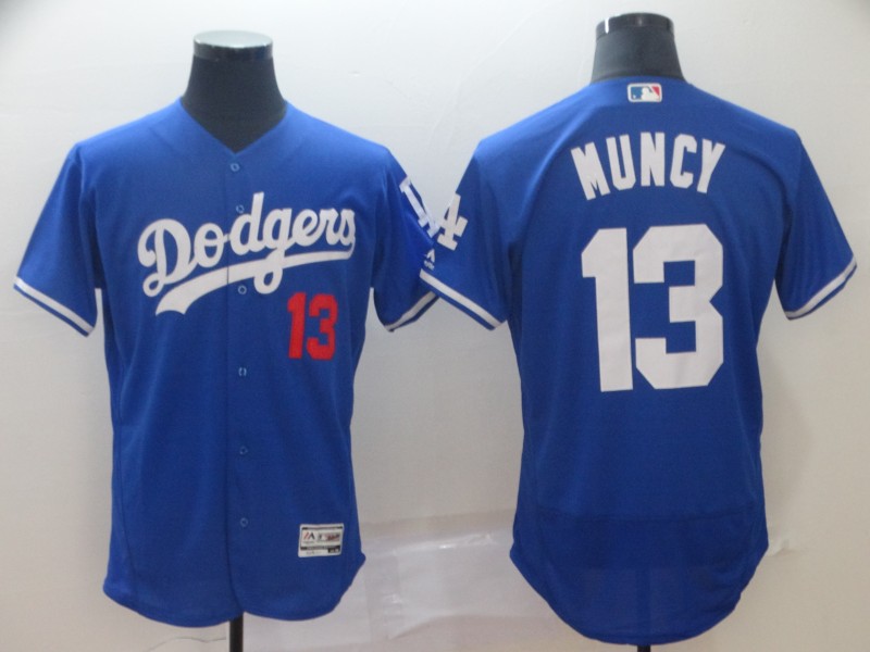 Los Angeles Dodgers #13 Max Muncy Blue Flex Base Stitched Jersey - Zenithce