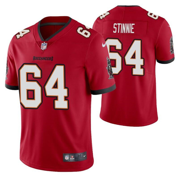 Tampa Bay Buccaneers #64 Aaron Stinnie Red Vapor Untouchable Limited Stitched Jersey - Zenithce