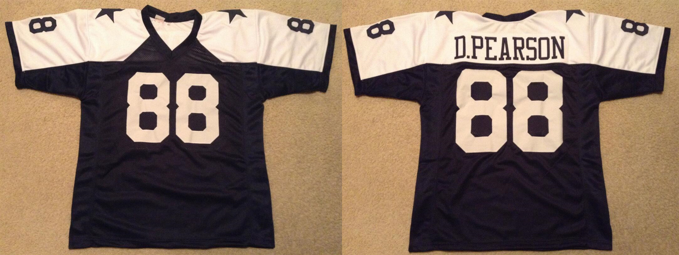 Dallas Cowboys #88 Drew Pearson Navy White Thanksgiving Stitched Jersey - Zenithce