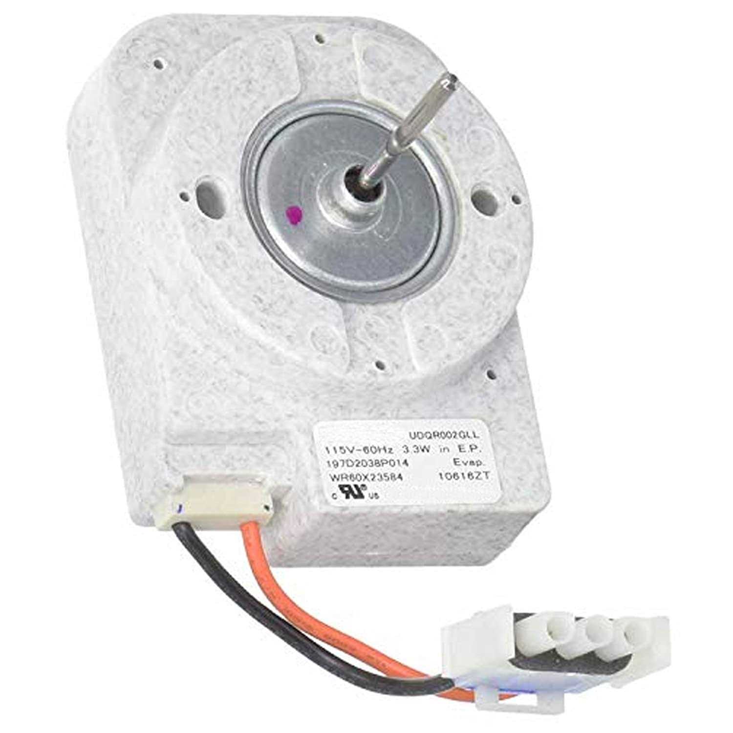 WR60X10220 Refrigerator Condenser Fan Motor Compatible with GE Refrigerators - Zenithce