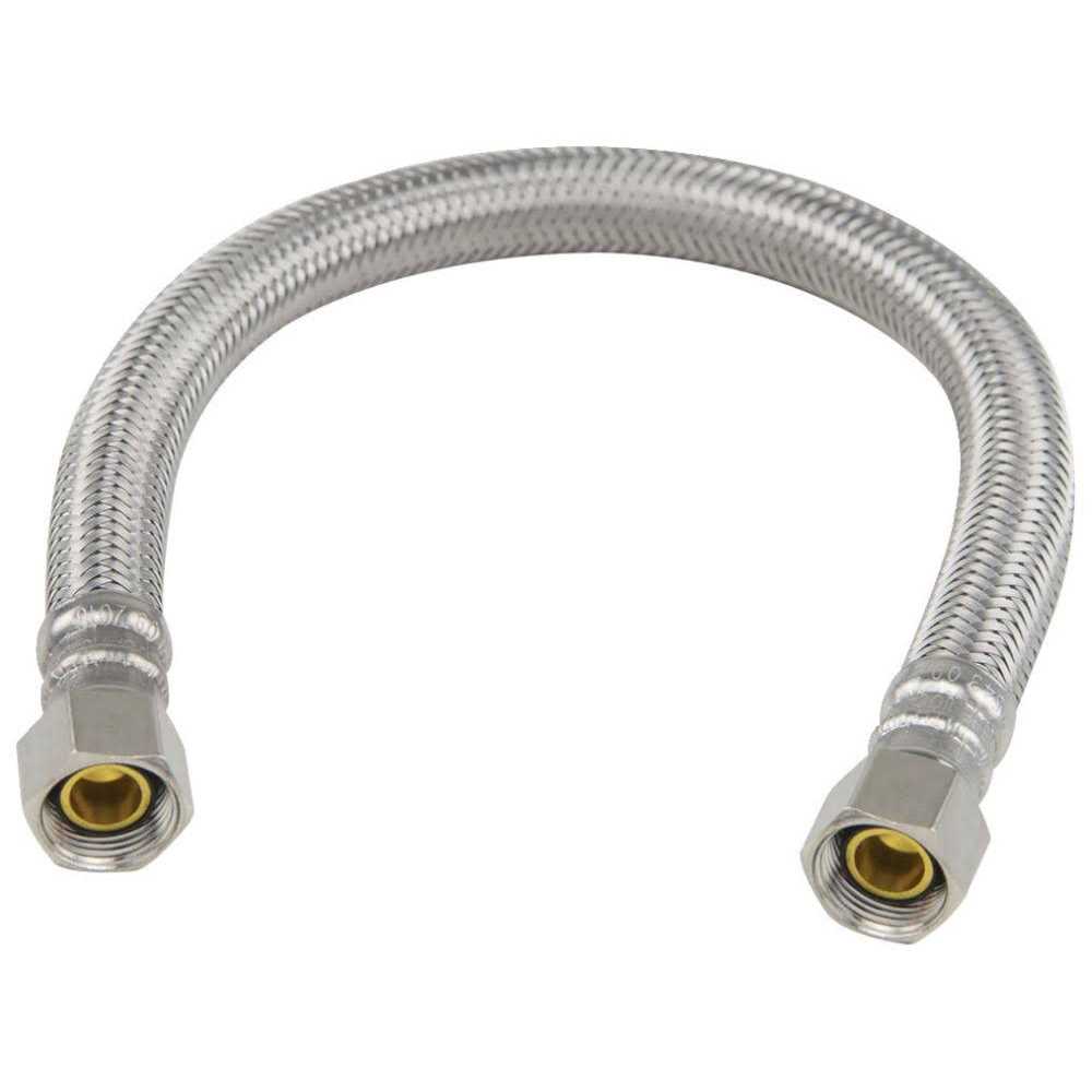 Plumbshop Compression Dishwasher Water Connector 3/8 Inch x 3/8 Inch PLS1-12DW-F - Zenithce