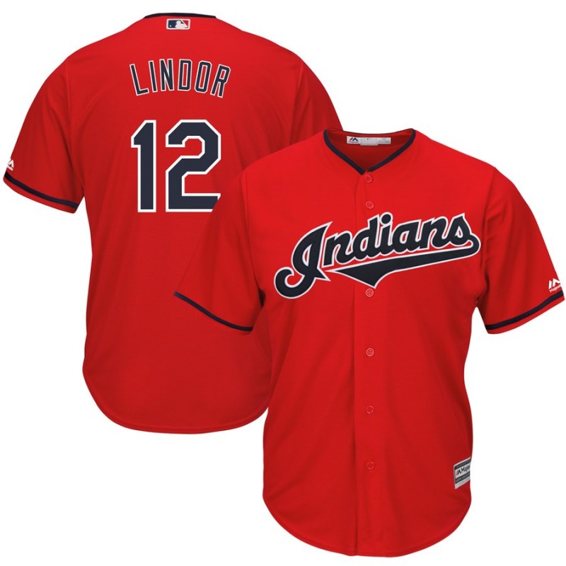 Cleveland Indians #12 Francisco Lindor 