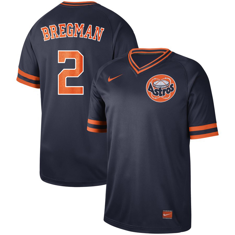 Houston Astros #2 Alex Bregman Navy Cooperstown Collection Legend Stitched Jersey - Zenithce