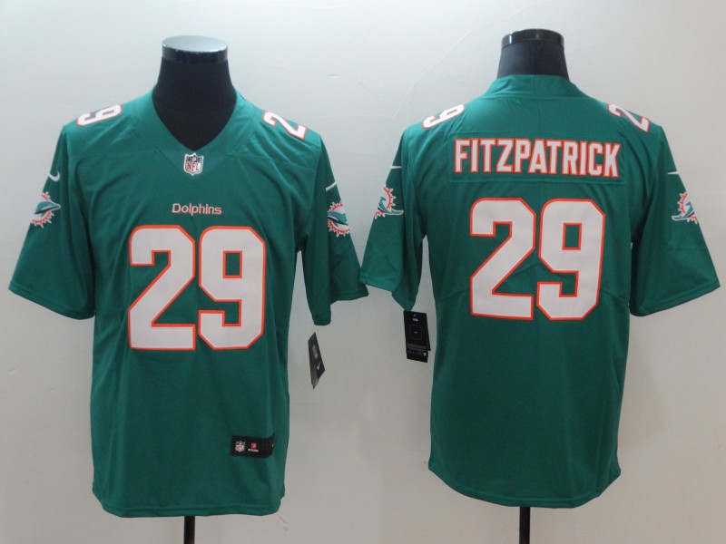 Dolphins #29 Minkah Fitzpatrick Aqua Vapor Untouchable Limited Stitched Jersey - Zenithce
