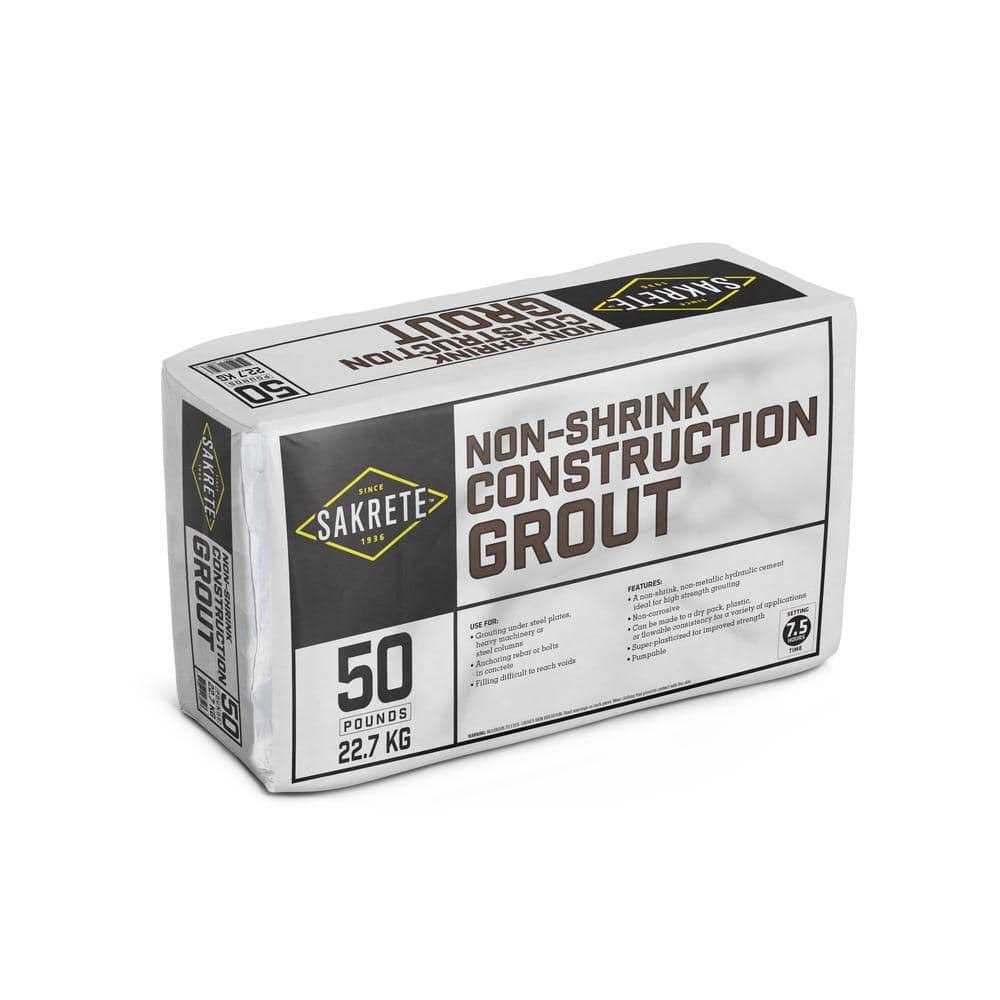 Sakrete 50 lb. Gray Non-Shrink Grout 120024 - Zenithce
