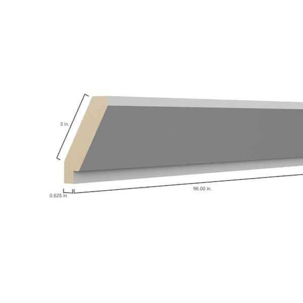 Hampton Bay Designer Series 0.75x96x0.25 in. Scribe Molding - Zenithce