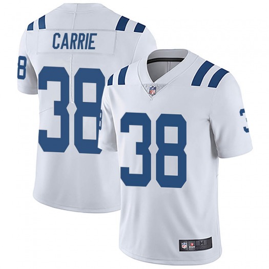 Indianapolis Colts #38 T.J. Carrie White Vapor Untouchable Limited Stitched Jersey - Zenithce