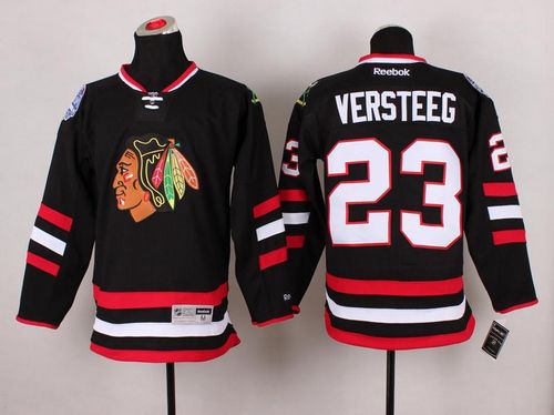 Blackhawks #23 Kris Versteeg Black 2014 Stadium Series Stitched Jersey - Zenithce