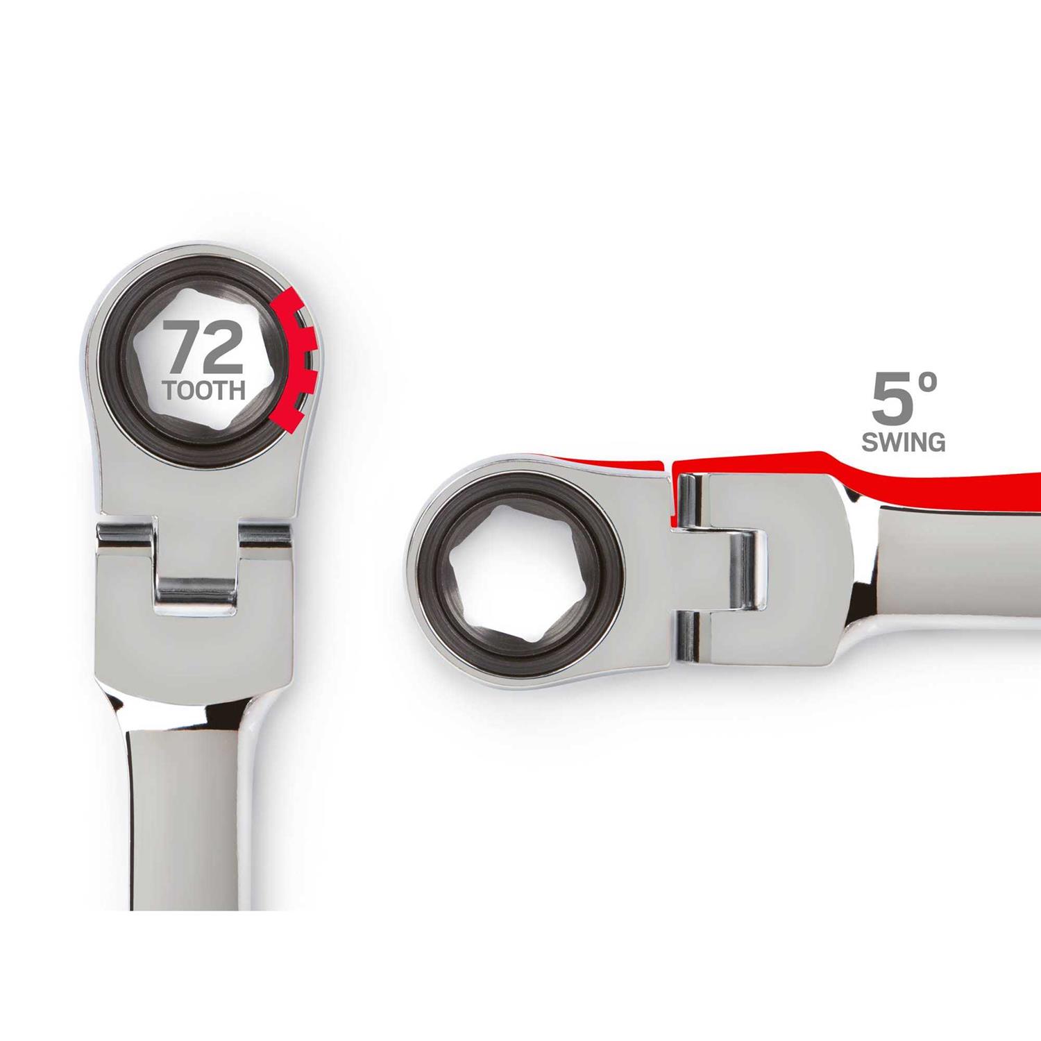 TEKTON Long Flex Ratcheting Box End Wrench - Zenithce