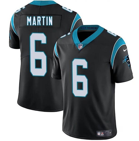 Carolina Panthers #6 Sam Martin Black 2025 Vapor Limited Stitched Jersey - Zenithce