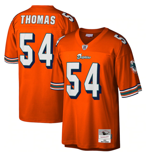 Miami Dolphins Custom Orange Stitched Jersey - Zenithce