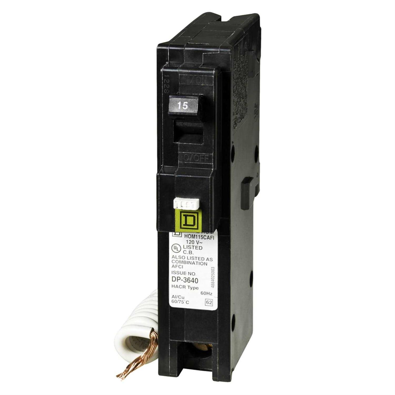 Square D HOM115CAFIC Homeline Arc Fault Breaker - Zenithce