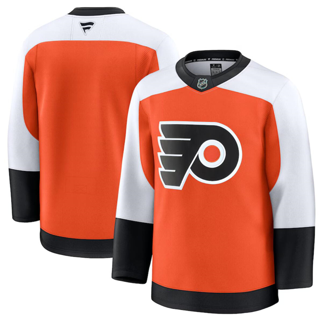 Philadelphia Flyers Blank Orange 2024-25 Home Stitched Jersey - Zenithce