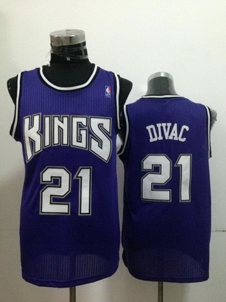 Sacramento Kings #21 Vlade Divac Purple Swingman Jersey - Zenithce