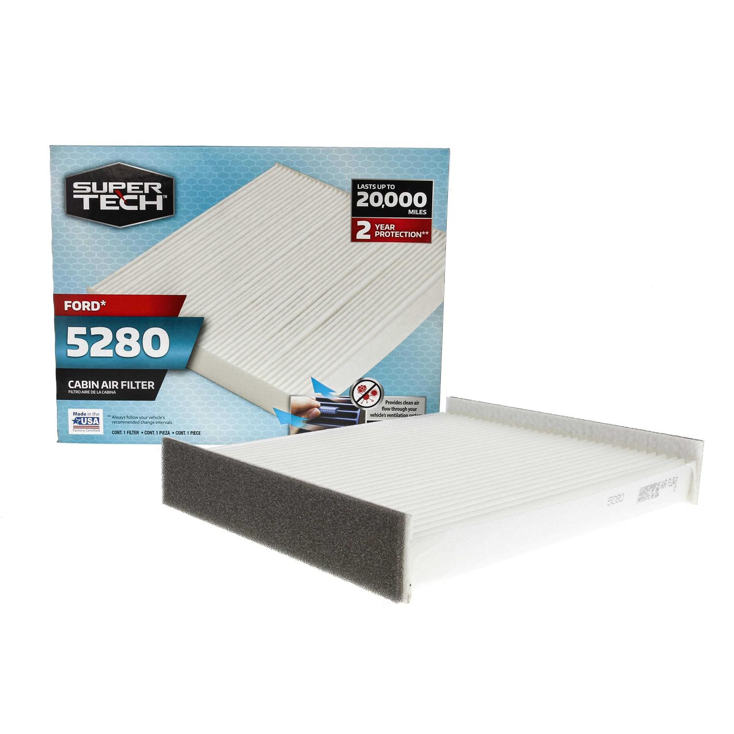 Super Tech Supertech 5025 Cabin Air Filter - Zenithce